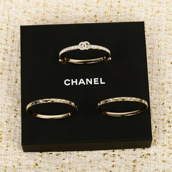 Chanel Stackable Bangle Set Premium Jewelry