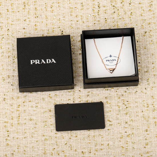 Prada Triangle Logo Stud Earrings Delicate Design