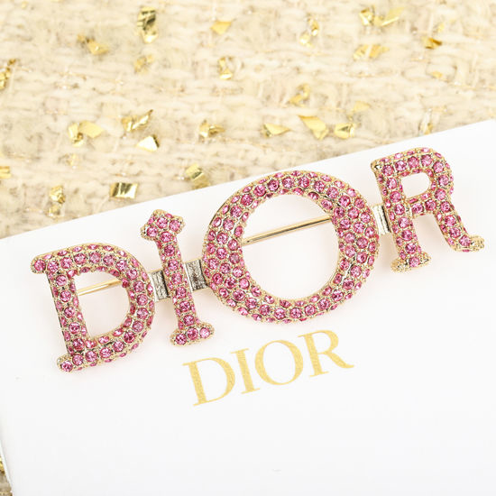 Christian Dior CD Full Diamond Classic Retro Brooch