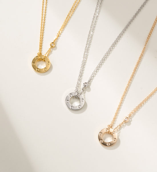 Cartier Classic Double Chain Pendant Necklace