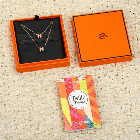 Hermes Premium Delicate Pendant Necklace