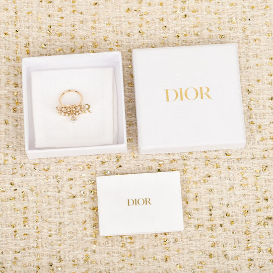 Christian Dior CD Pearl Hollow Butterfly Bracelet