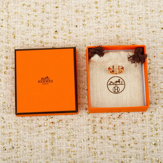 Hermes Open Rivet Ring