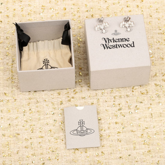 Vivienne Westhood Delicate Bow Knot Stud Earrings