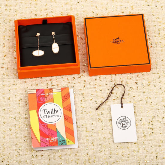 Hermes Classic Pig Nose Silver Earrings