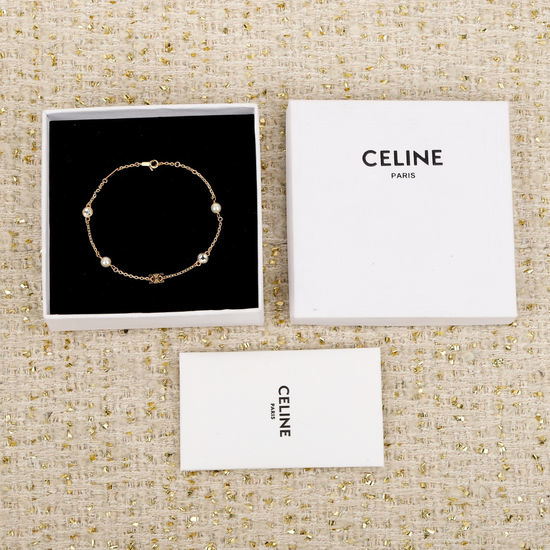 Celine Stereo Pattern Bracelet Minimalist Style