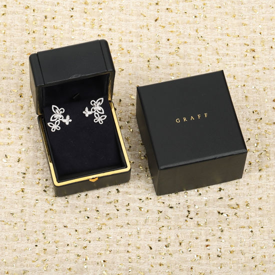 Polo Ralph Lauren Butterfly Design Cubic Zirconia Earrings