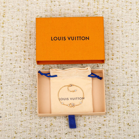 Louis Vuitton LV Diamond Flower Adjustable Bracelet