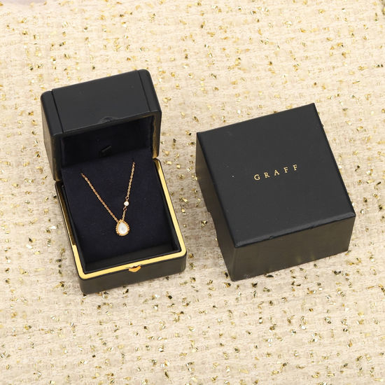 Bvlgari Mother of Pearl Inlaid Pendant Necklace