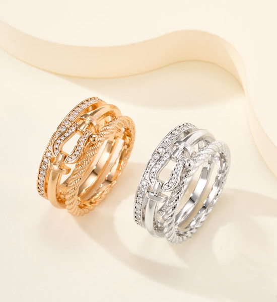 Fred Elegant Sparkling Fashion Ring