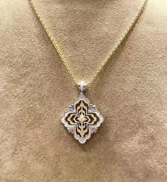 Bvlgari Large Rotating Pendant Necklace