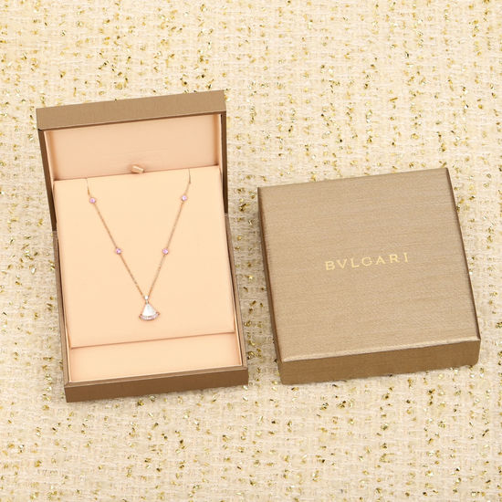 Bvlgari Mother of Pearl Fan Shaped Necklace