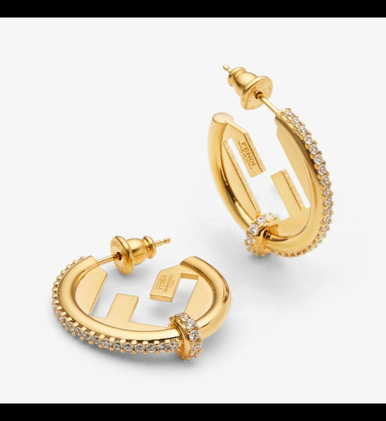 Fendi Small Size Minimalist Earrings