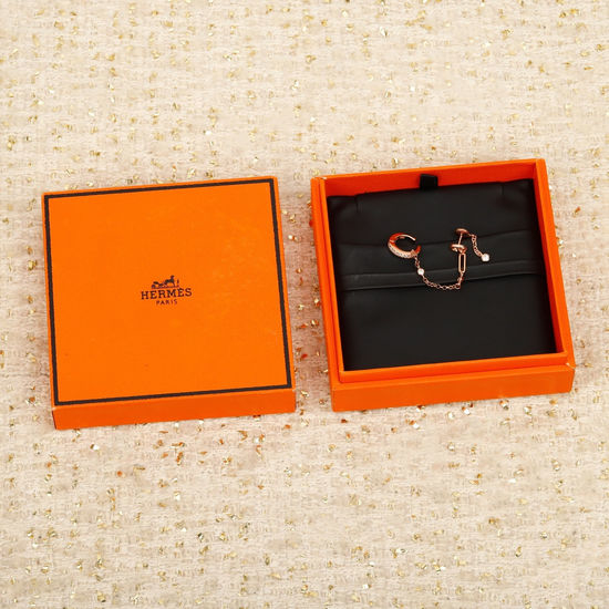 Hermes Classic Pig Nose Shape Earrings