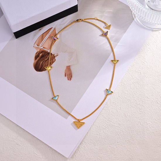 Prada Necklace Bracelet Premium Jewelry Set