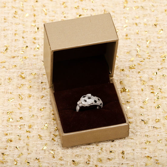 Cartier Panther Shape Full Diamond Ring