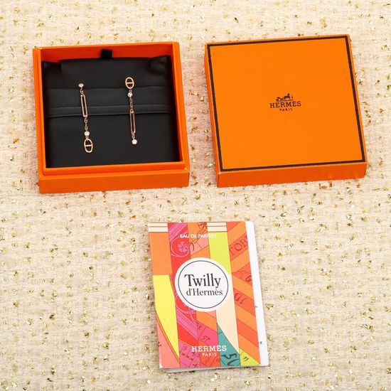 Hermes Sterling Silver Classic Horseshoe Earrings