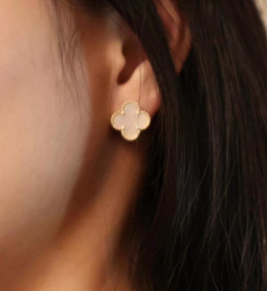 Van Cleef & Arpels VCA Mother of Pearl Earrings