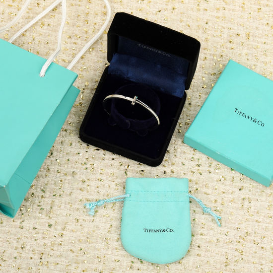 Tiffany & Co. Wide Smooth Hinged Bracelet