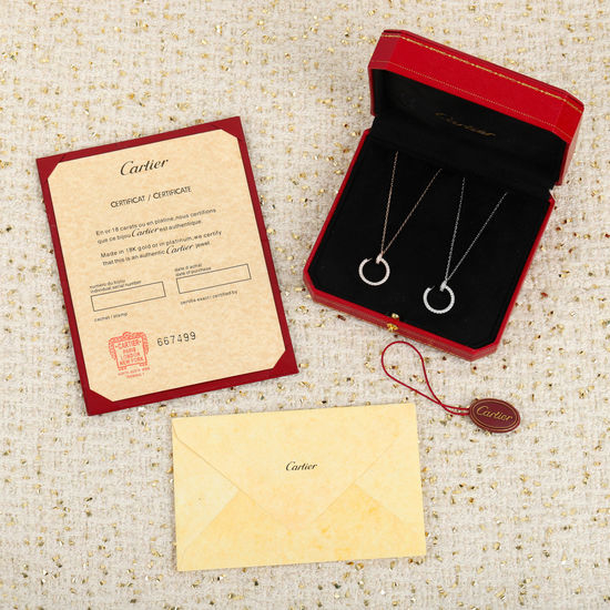 Cartier Full Diamond Nail Necklace Fine Jewelry