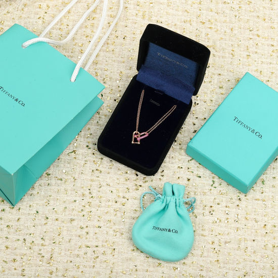 Tiffany & Co. Diamond Double Chain Necklace