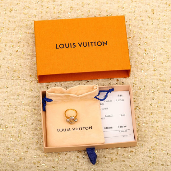Louis Vuitton LV Four Leaf Clover Design Fashion Ring