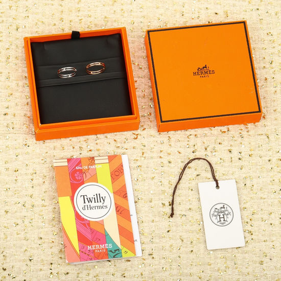 Hermes Classic Horsebit Sterling Silver Ring