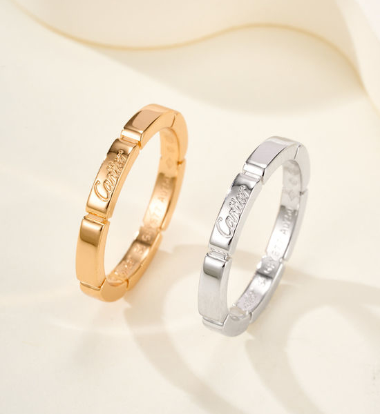 Cartier Plain Slim Narrow Stackable Ring
