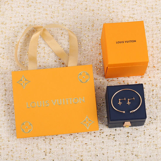 Louis Vuitton LV Sterling Silver Minimalist Bangle Bracelet