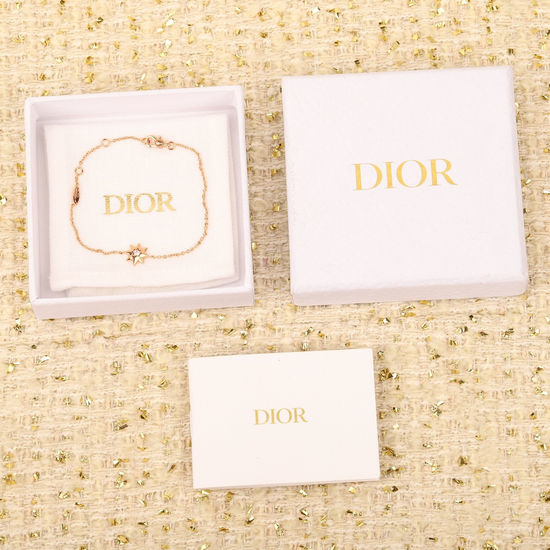 Christian Dior CD Octagram Star Diamond Inlaid Bracelet