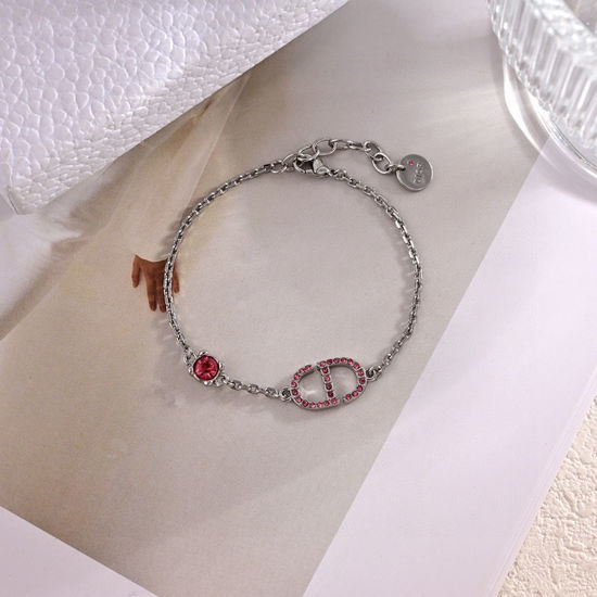 Christian Dior CD Necklace And Bracelet Jewelry Set