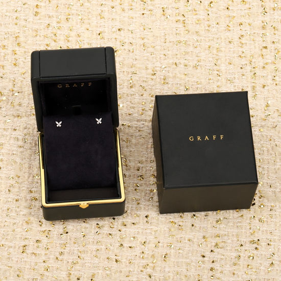 Graff Classic Butterfly Shape Diamond Earrings