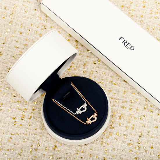 Fred Diamond Heart Necklace Fine Jewelry