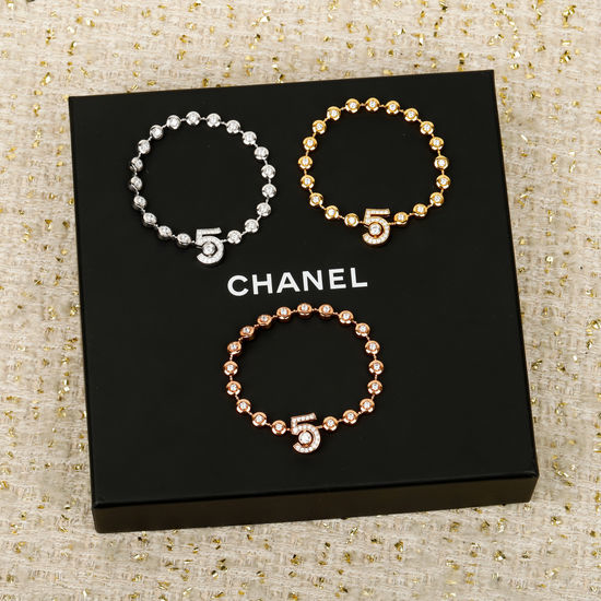 Chanel Diamond Inlaid Lucky Number Bracelet