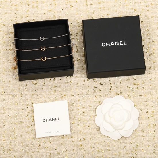 Chanel Gradient Cut Bead Bracelet