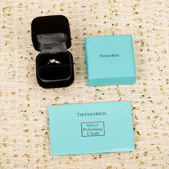 Tiffany & Co. Exquisite Craft Knot Ring with Diamonds