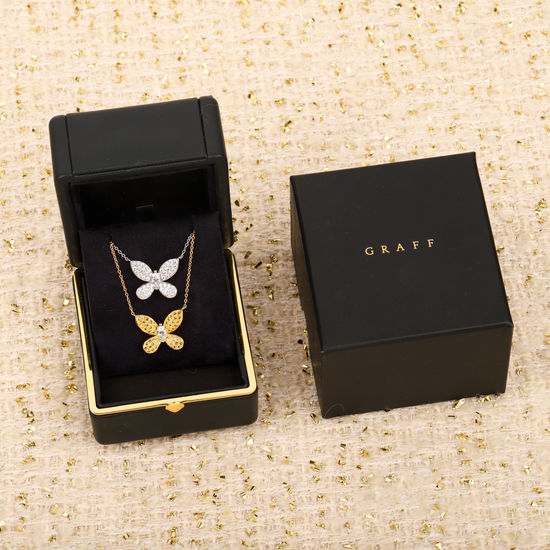 Graff Large Intertwined Butterfly Necklace