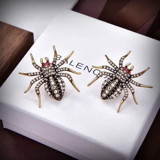 Balenciaga Spider Earrings Minimalist Stackable Design