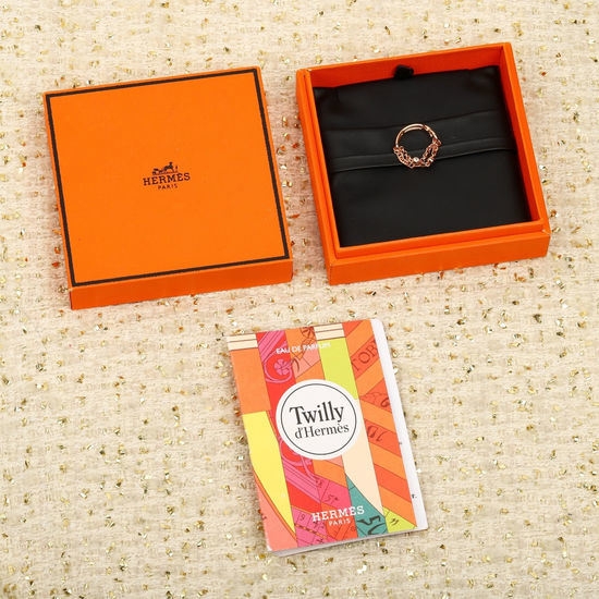 Hermes Classic Pig Nose Design Silver Ring