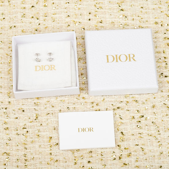 Christian Dior CD Eight-pointed Star Stud Earrings Premium Jewelry