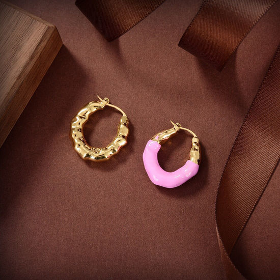 Bottega Veneta BV Asymmetrical Unique Design Earrings