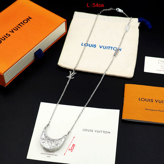 Louis Vuitton LV Moon Bag Shape Pendant Necklace