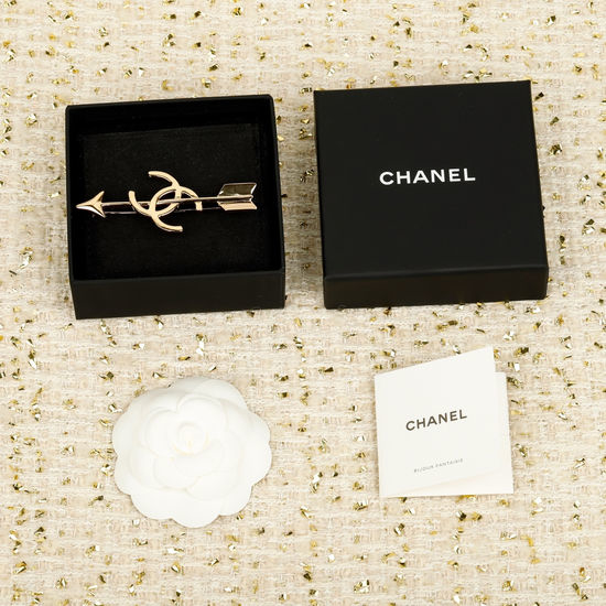 Chanel Cupid Arrow Design Brooch
