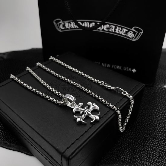 Chrome Hearts Cross Anchor Pendant Set