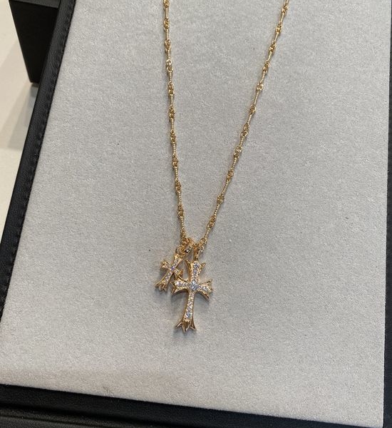 Chrome Hearts Delicate Luxury Long Chain Necklace
