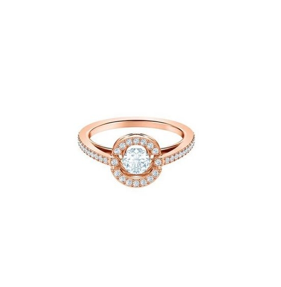 Swarovski Rose Gold Beating Heart Ring