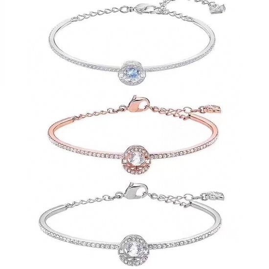 Swarovski Sparkling Moving Stone Bangle Bracelet