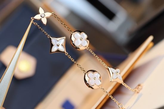 Louis Vuitton LV Five Flower Mother of Pearl Bracelet