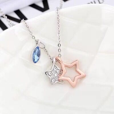Swarovski Cute Star Pendant Necklace