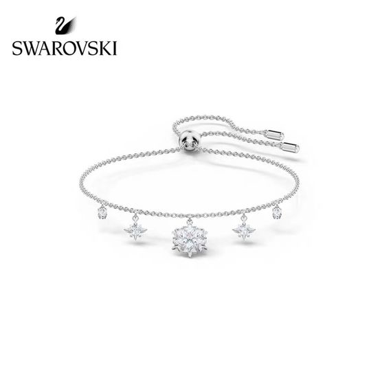 Swarovski Sparkling Snowflake Adjustable Crystal Bracelet